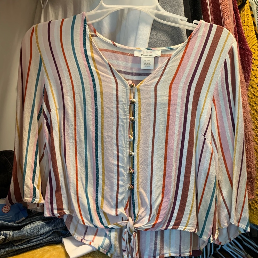 Colorful crop top